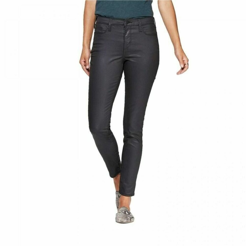 Universal Thread High Rise Skinny Faux Leather Pants in Black -Sz 2/26R - New